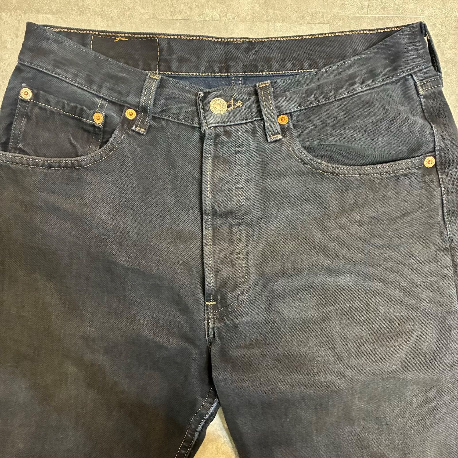 90s LEVIS 501 サルファブラック 米国製 W31 後染め 黒 - メルカリ