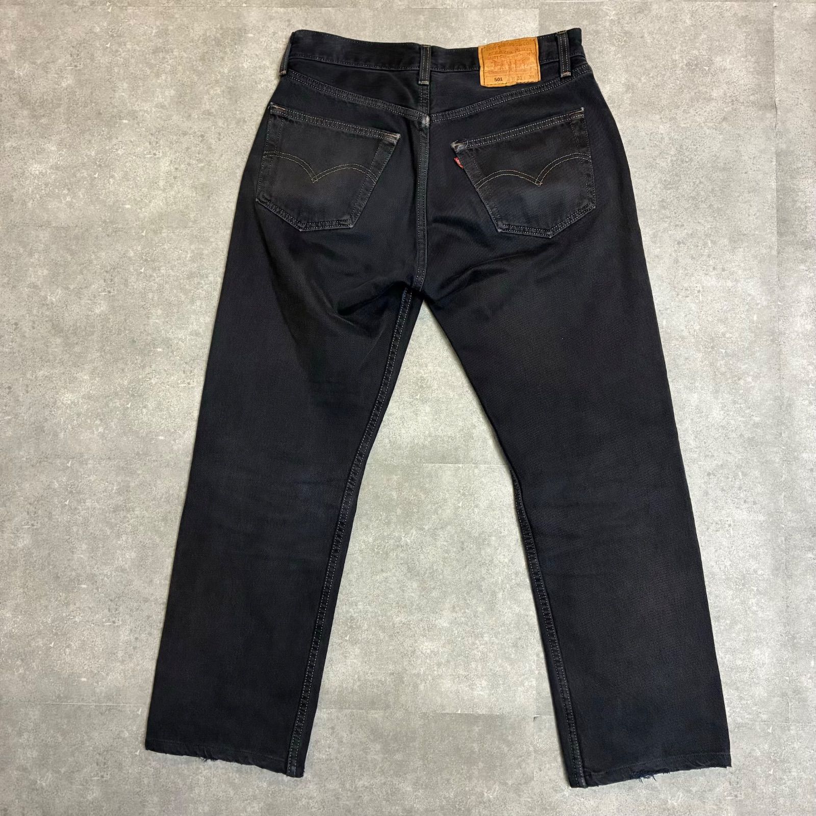 90s LEVIS 501 サルファブラック 米国製 W31 後染め 黒 90s LEVIS 501 サルファブラック 米国製 W31 後染め 黒 - メルカリ