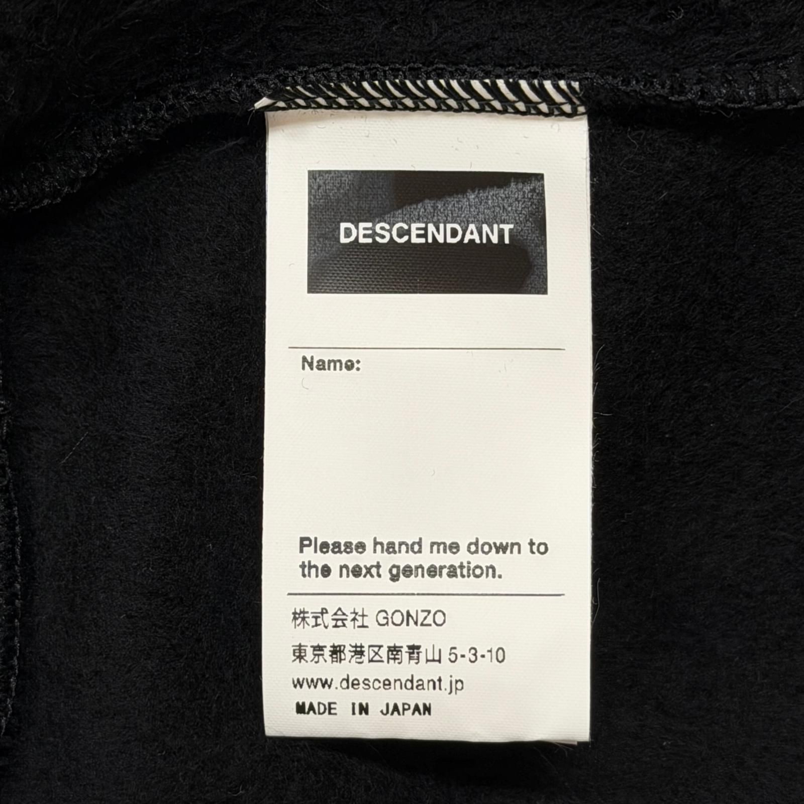 参考上代23100円 未使用 DESCENDANT 25AW CACHALOT HOODY スウェット