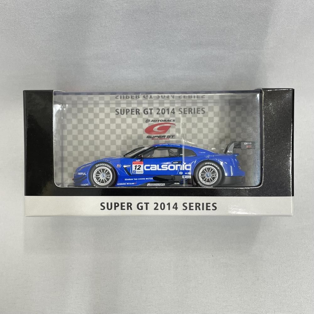 中古】1/43 ｴﾌﾞﾛ CALSONIC IMPUL GT-R SUPER GT500 2014 No.12 (ﾌﾞﾙｰ