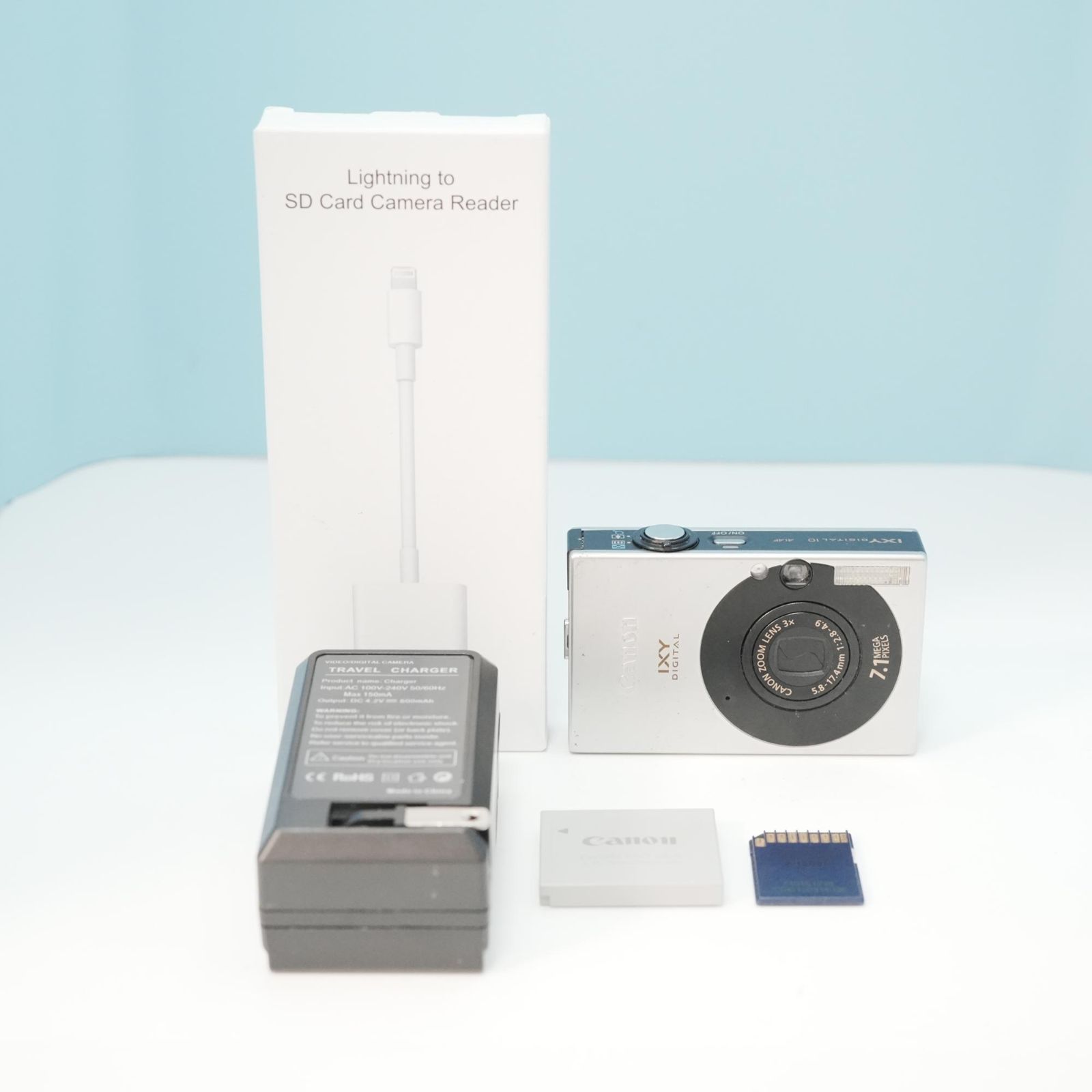【スマホ転送OK】キャノン Canon IXY DIGITAL 10 Canon IXY DIGITAL 10 デジカメ スマホ転送OK フルセット 美品 a6371