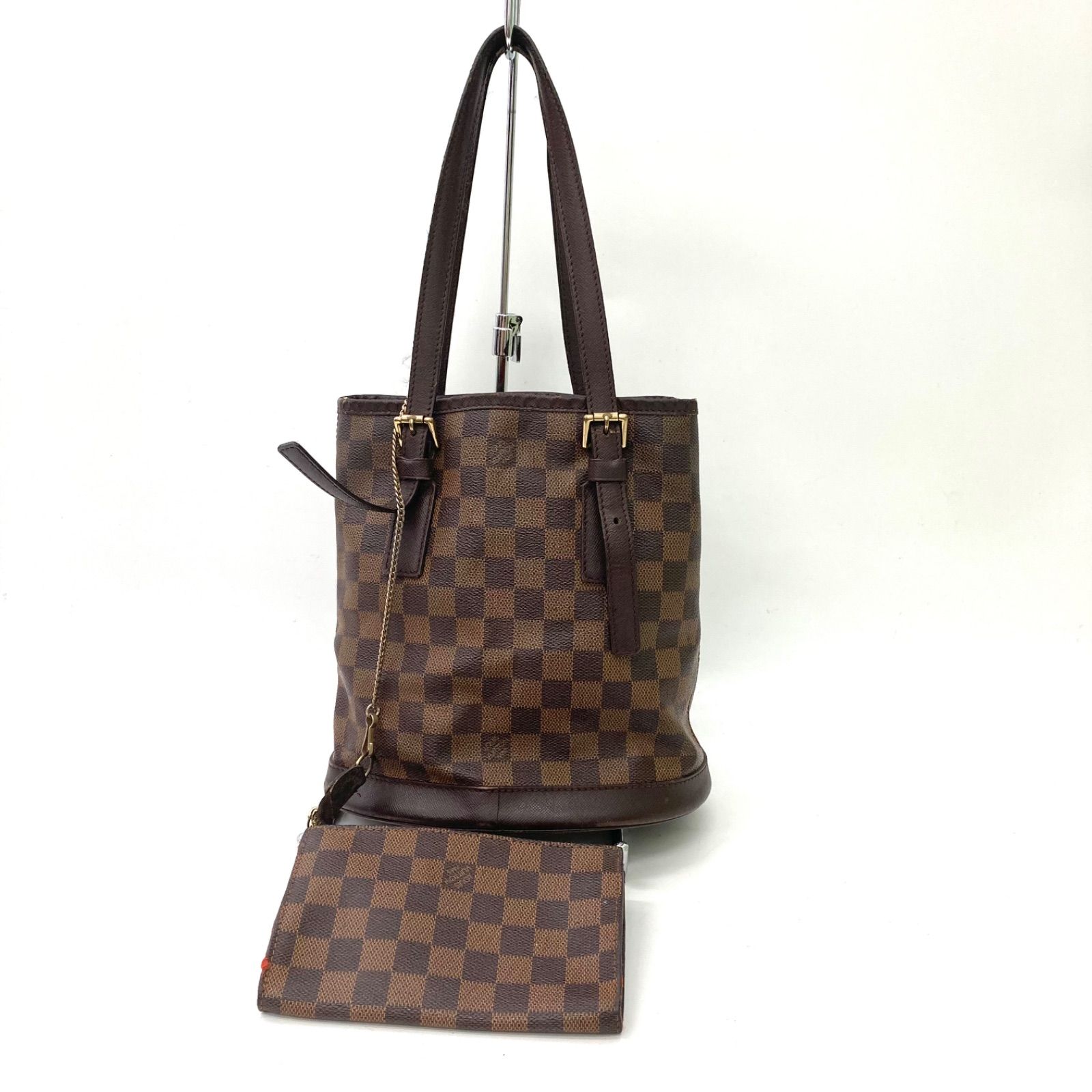 LOUIS VUITTON】ルイヴィトン マレ ダミエ トートバッグ ブラウン