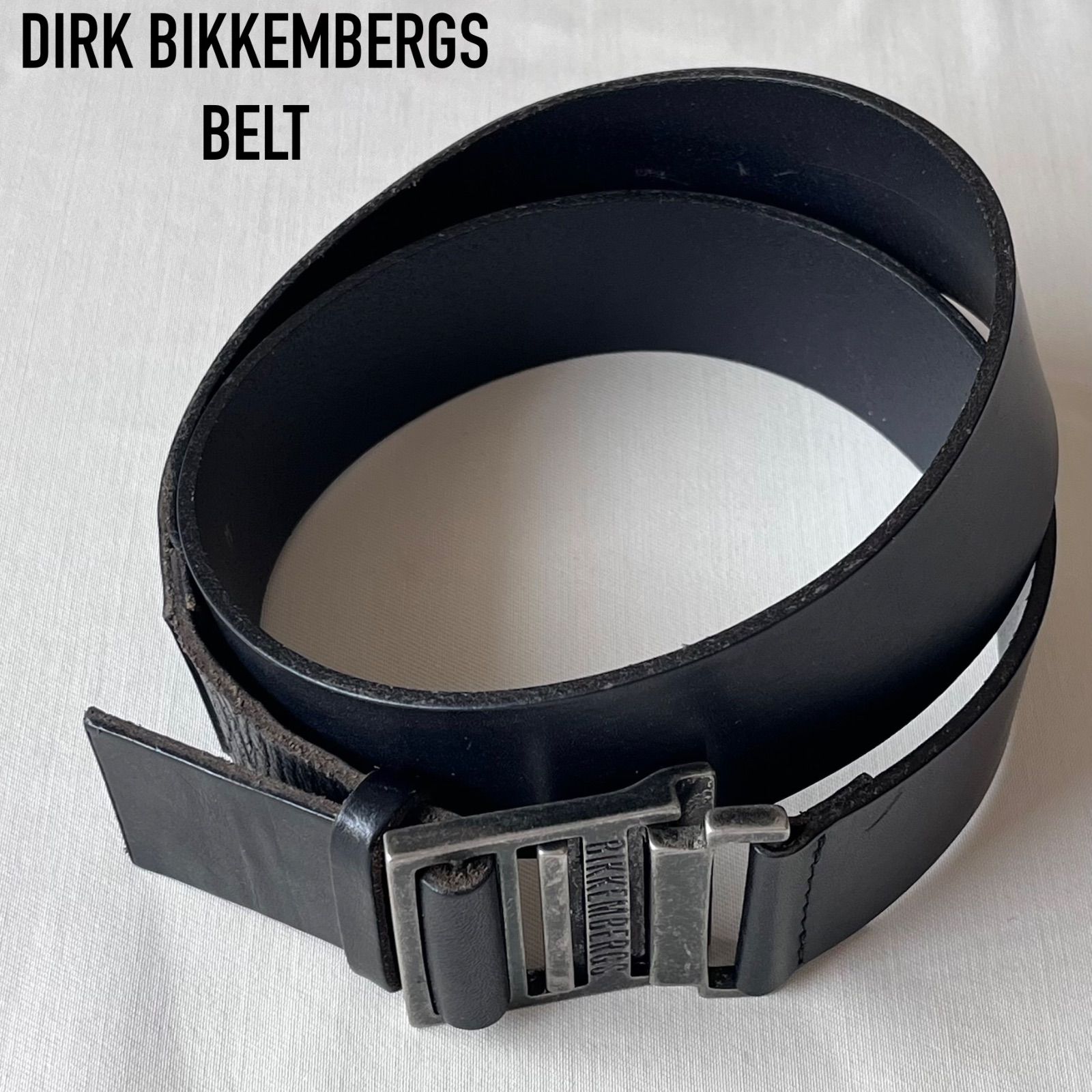 DIRK BIKKEMBERGS ダークビッケンバーグ ネックレス ベルト DIRK BIKKEMBERGS ダークビッケンバーグ ベルト ブラック イタリア製