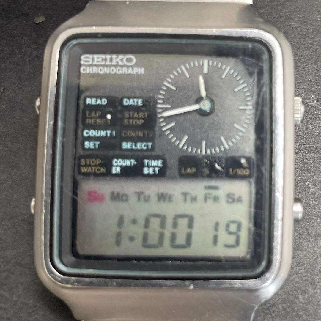 SEIKO H127-5000 デジアナ アナデジ CHRONOGRAPH クロノグラフ