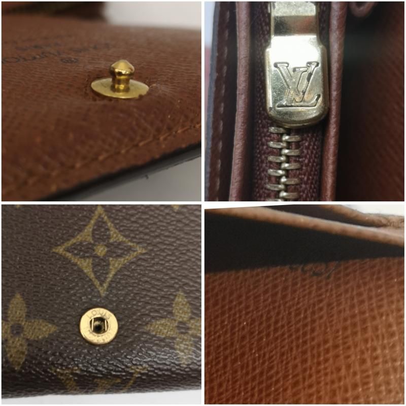 ルイ・ヴィトン 二つ折り財布 ポルトモネ ビエ トレゾール モノグラム M61730 レディース LOUIS VUITTON kushiro78san3_20140709-16-13
