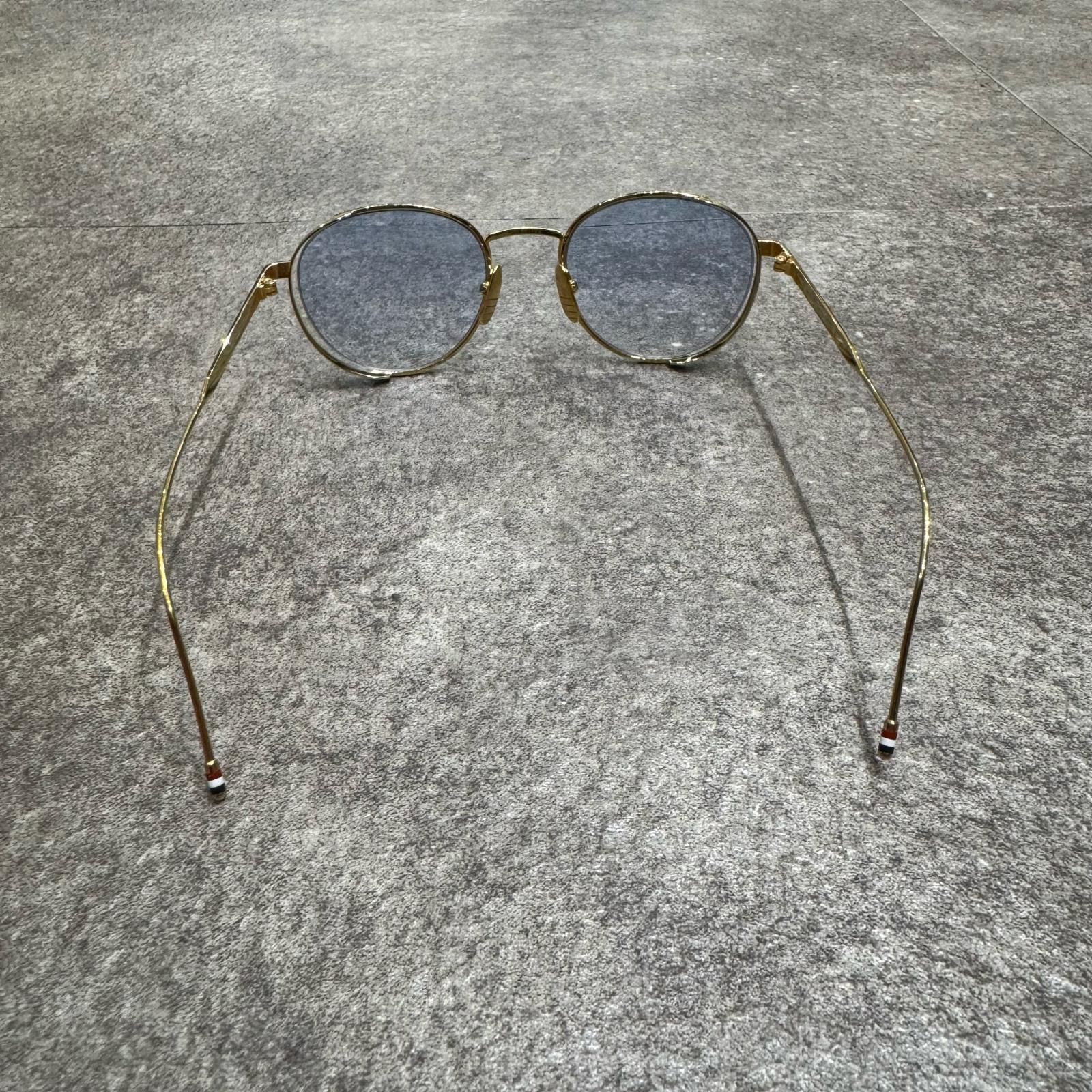 THOM BROWNE (トムブラウン) ボストンフレーム サングラス THOM BROWNE 