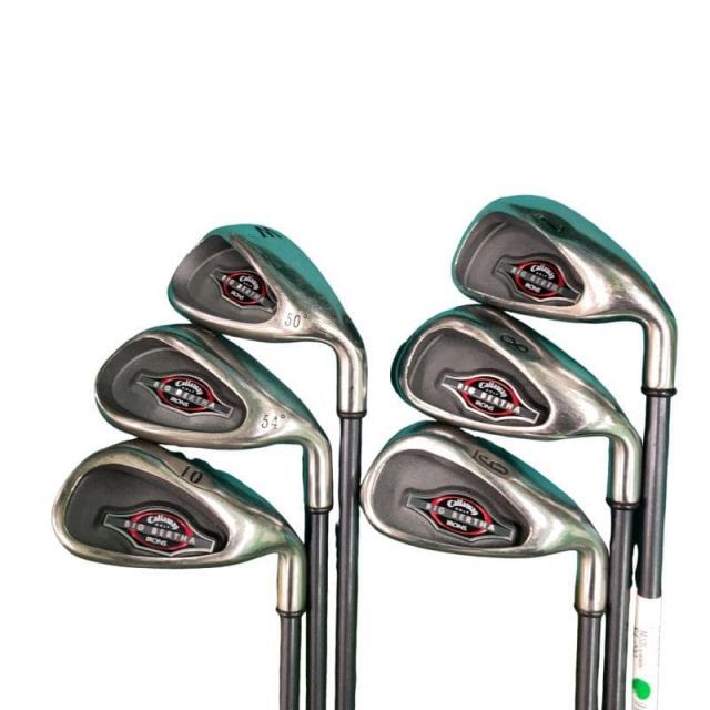 【中古】 キャロウェイ BIG BERTHA IRONS(2002) 8S レディース アイアンセット IR BIG BERTHA UL/CW (フレックスL) レディース 女性用 右利き 右用 Cランク ゴルフクラブ