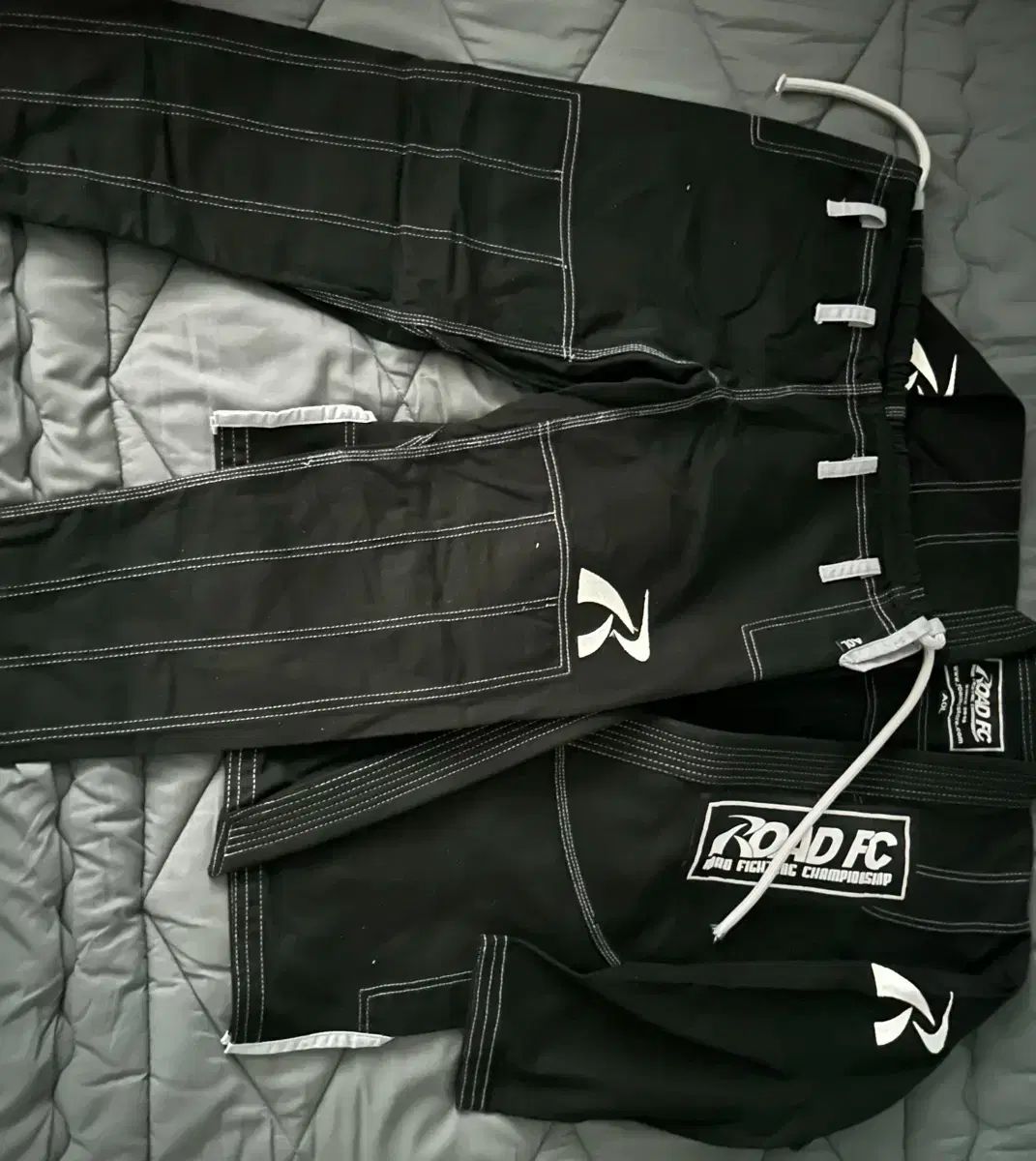 ロードFC 黒色 柔術 Jiu-Jitsu 柔道着 セット