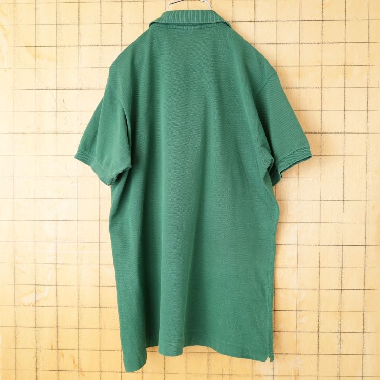 70s 80s フランス製 フレンチラコステ Lacoste ポロシャツ グリーン