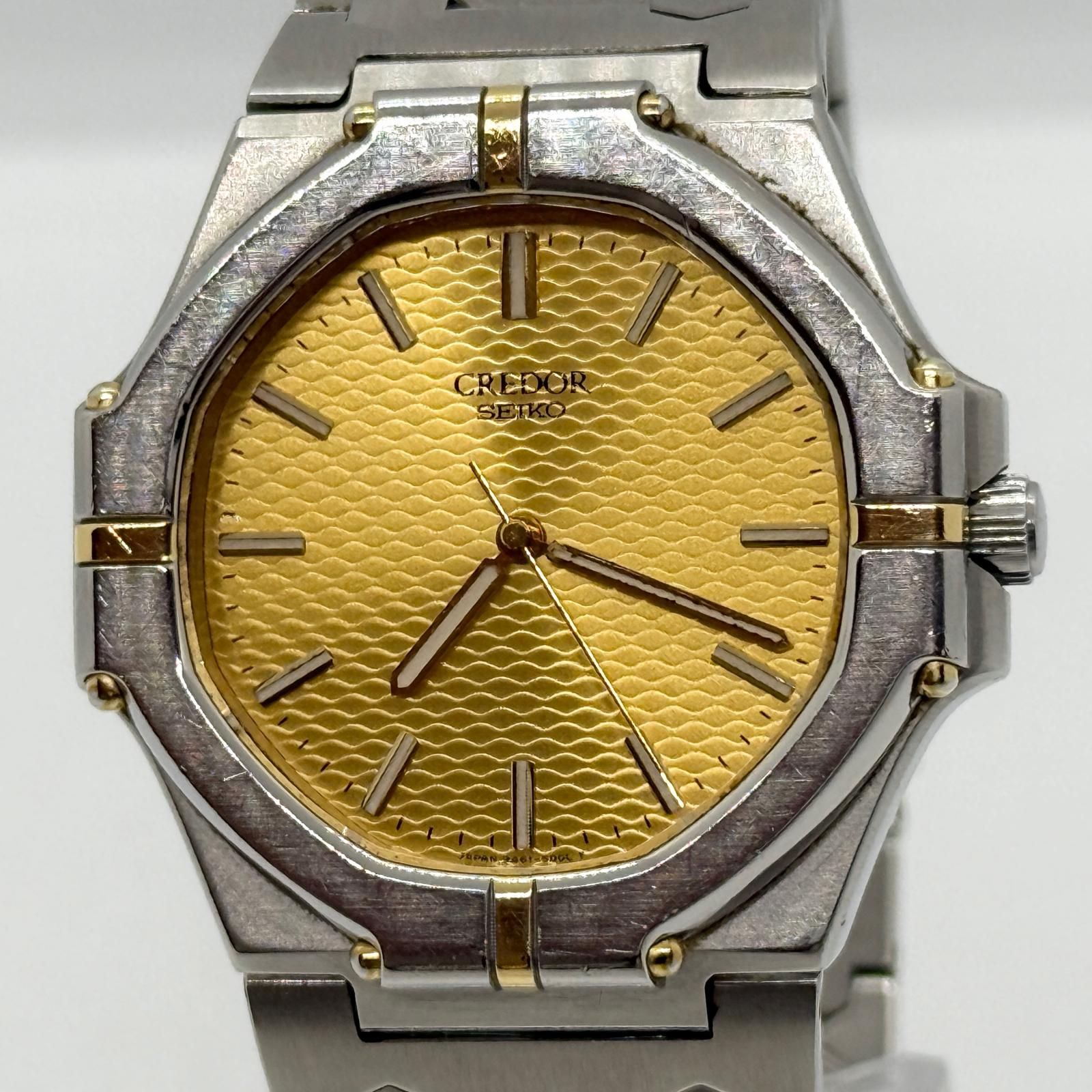 SEIKO セイコー CREDOR クレドール シャンパン文字盤 9461-5010 QZ