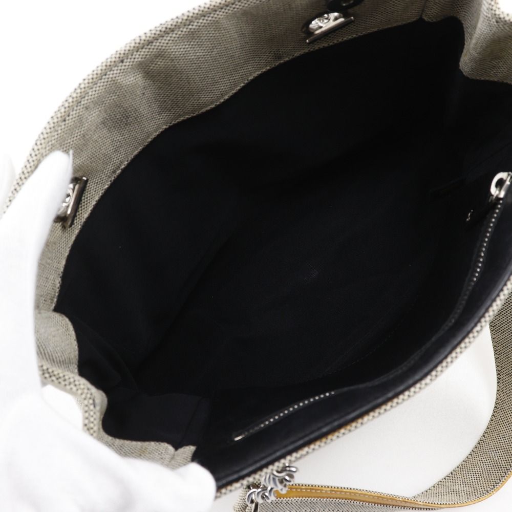 CHANEL】シャネル カメリア NO5 チョコバー チェーントート キャンバス
