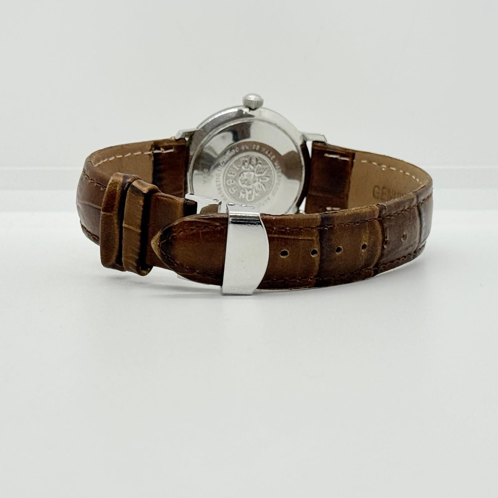 BUCHERER ブッフェラー クロノメーター 534A シルバー AT ボーイズ 
