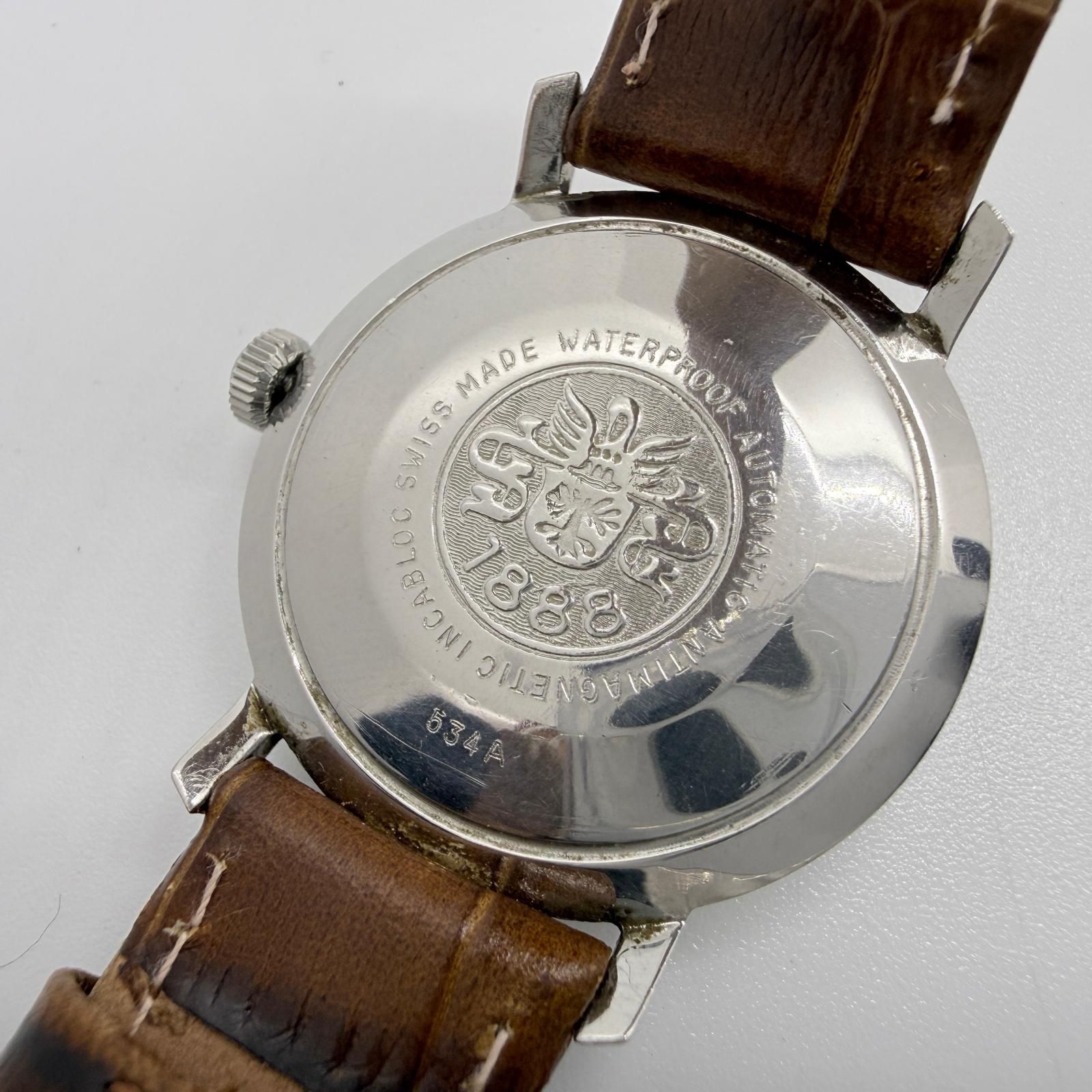 BUCHERER ブッフェラー クロノメーター 534A シルバー AT ボーイズ 