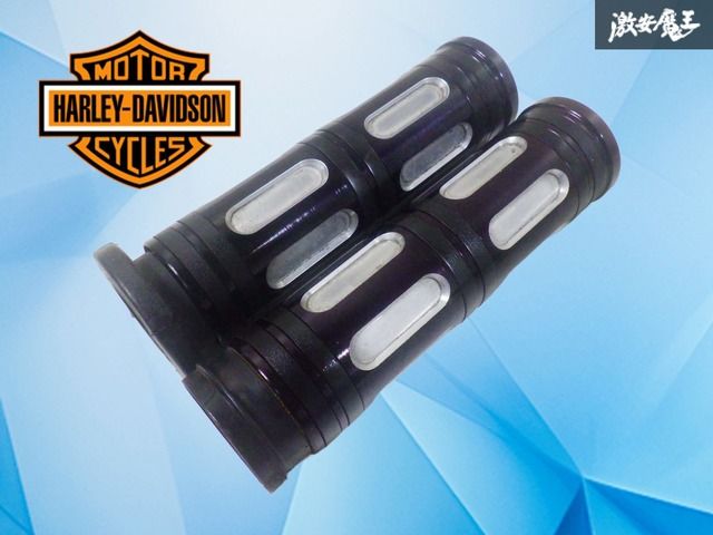 【使用OK！】純正OP ハーレーダビッドソン 電子スロットル式 グリップ 左右セット ソフテイル アレンネス FLHX FLTRX FLHR FLFBS FXBRS