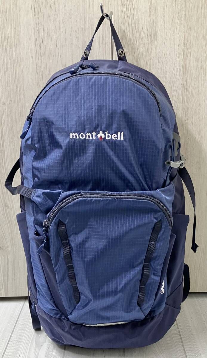 mont-bell GALENA PACK 25 モンベル ガレナパック リュック バックパック ブルー系 ネイビー メンズ レディース ザック バッグ アウトドア