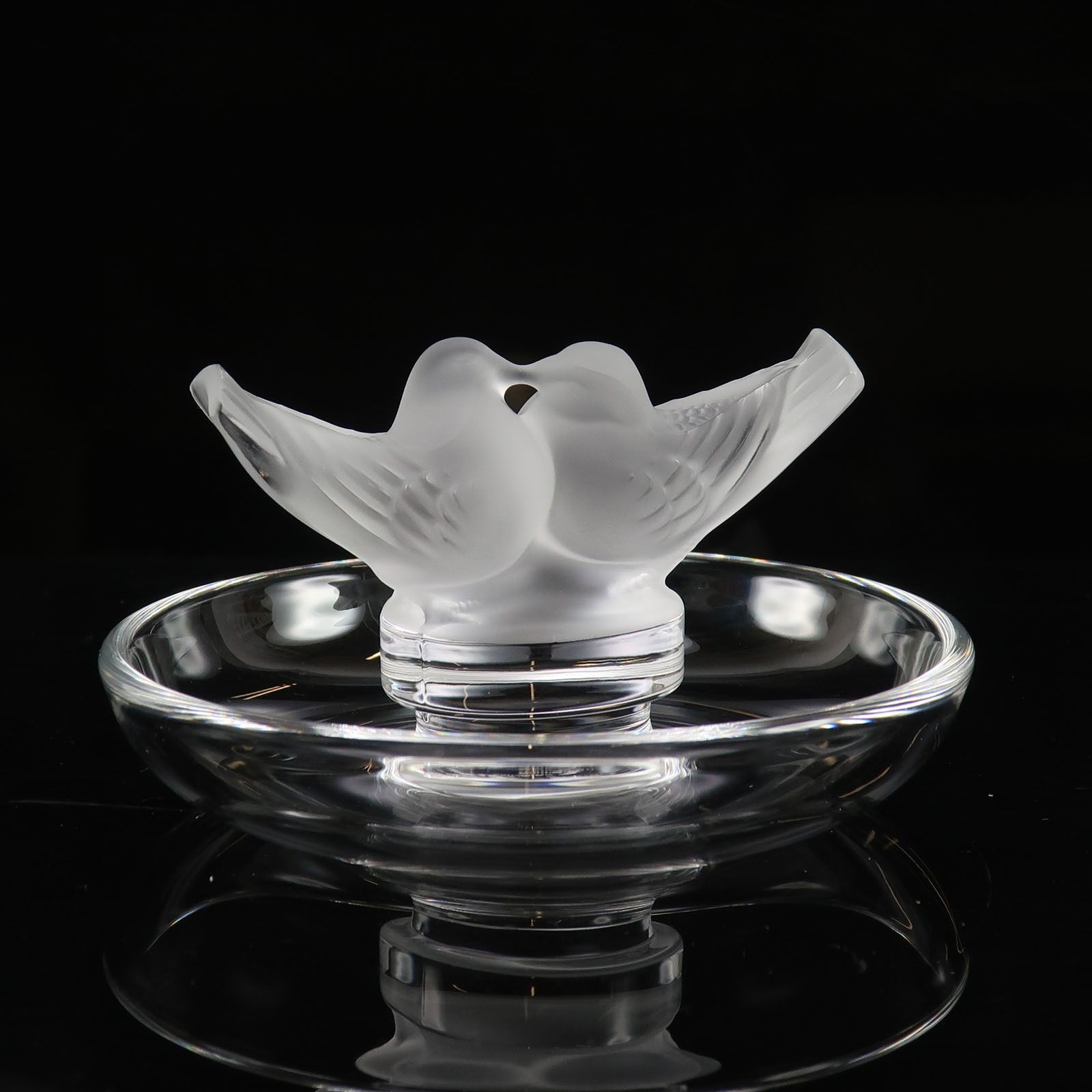 【LALIQUE】ラリック ドゥコロンブ リングトレイ _ 置物 オブジェ