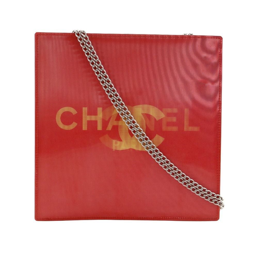 CHANEL】シャネル ホログラムチェーンショルダー ココマーク ビニール 