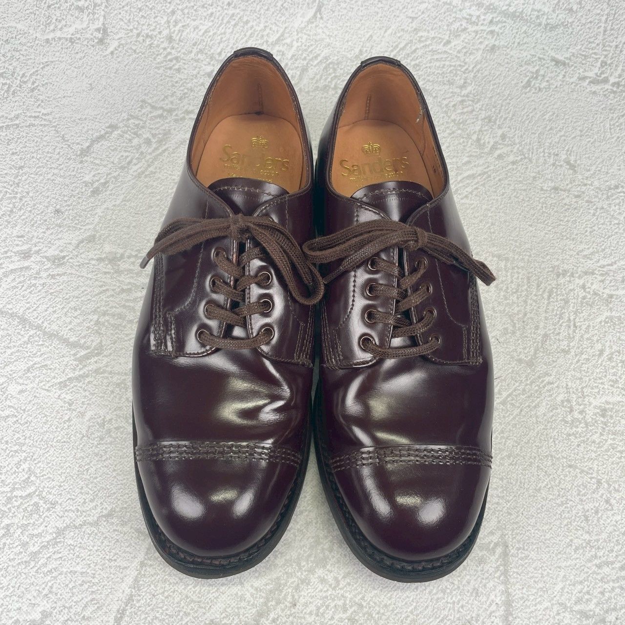 極美品】SANDERS サンダース MILITARY DERBY SHOE ミリタリーダービー 