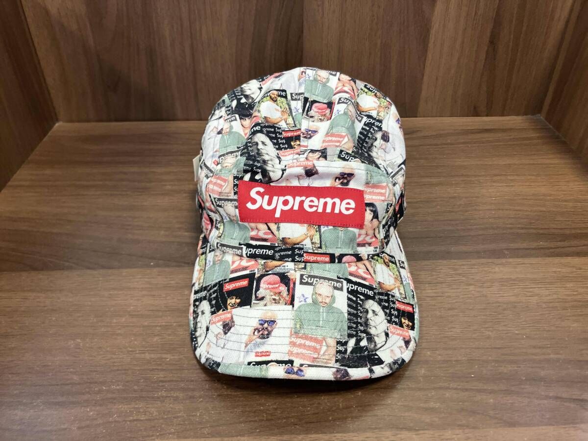 supreme シュプリーム 23SS 総柄 キャップ magazine camp cap マガジンキャンプキャップ SNKRDUNK