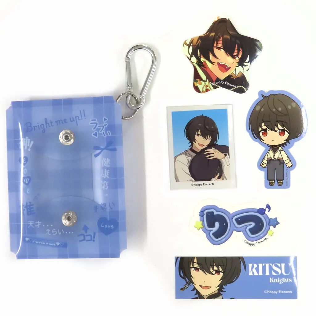 朔間凛月 10周年 あんスタ 中古】グッズセット 朔間凛月 ケース＆ステッカーセット 「あんさん