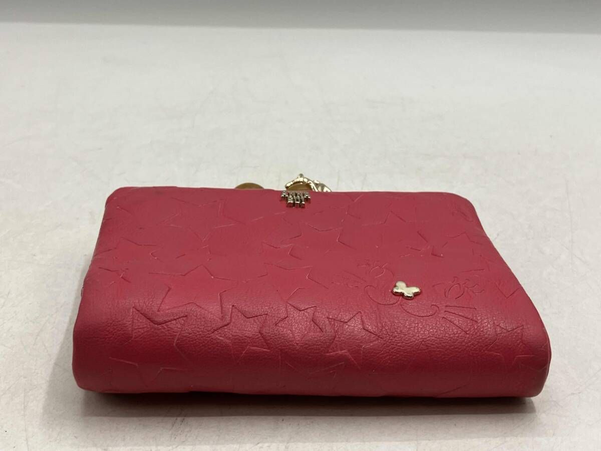 ✨先着1点限り✨ANNA SUI アナスイ 二つ折り財布 ねこ ピンク がま口 ANNA SUI - ✨先着1点限り✨ANNA SUI アナスイ 二つ折り財布 ねこ