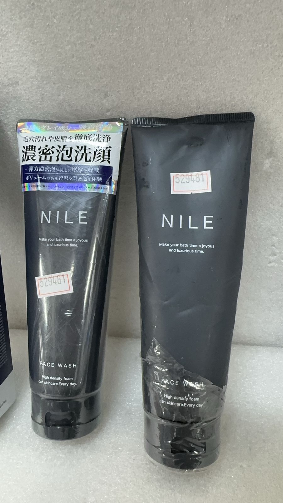 3本セット NILE 濃密泡洗顔 メンズ レディース クリーム洗顔せっけん