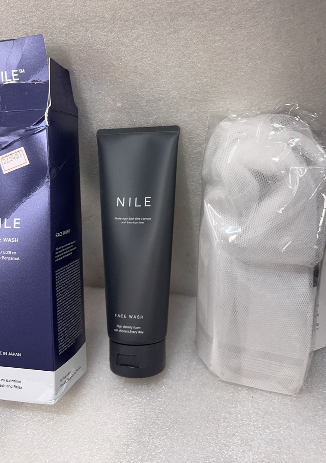 3本セット NILE 濃密泡洗顔 メンズ レディース クリーム洗顔せっけん