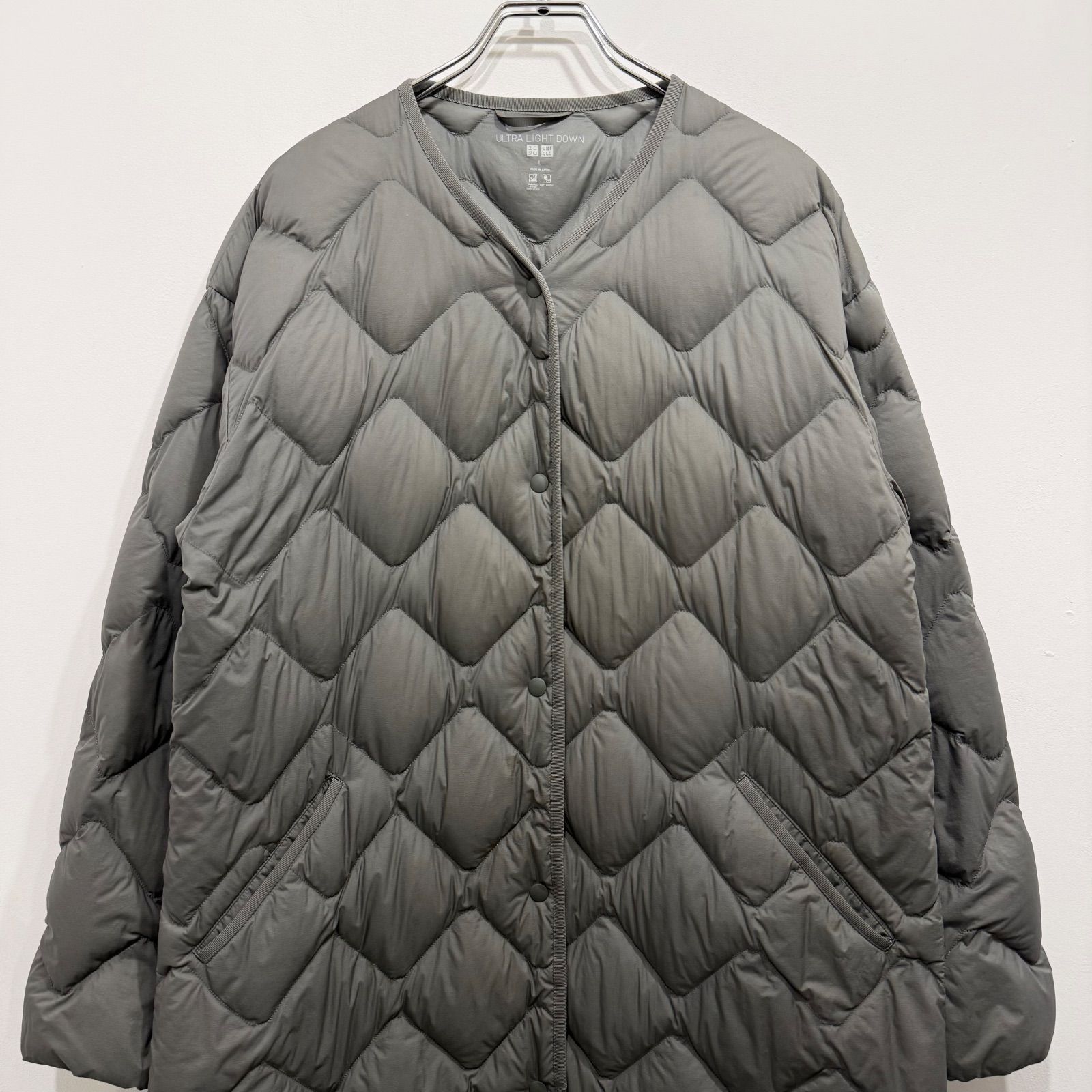 UNIQLO ユニクロ ウルトラライトダウンリラックスコート オリーブ L 