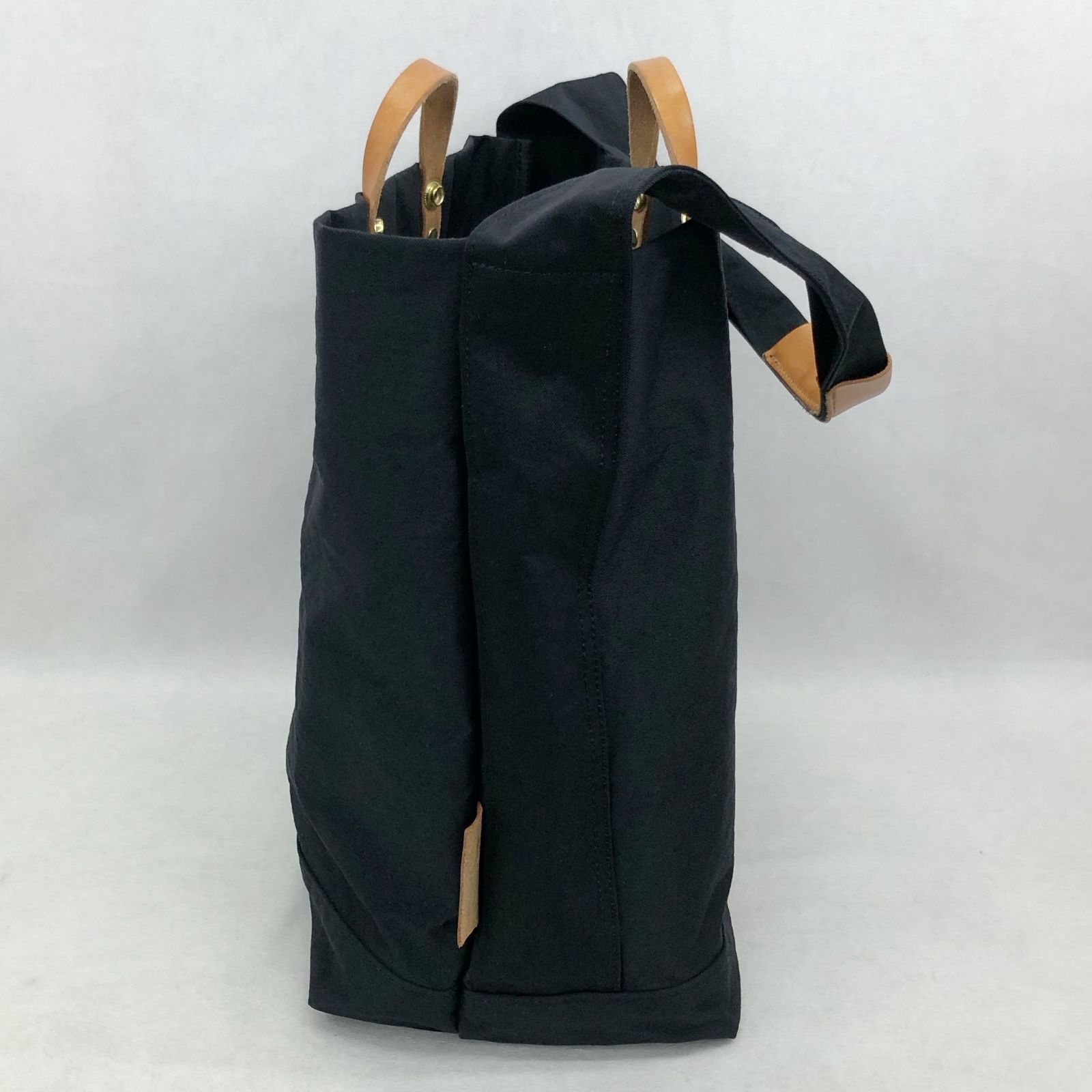 豊田鞄 TUTUMU News paper tote S2000 ナイロン×レザー ショルダーバッグ ブラック レディース 鞄 _219067 ...
