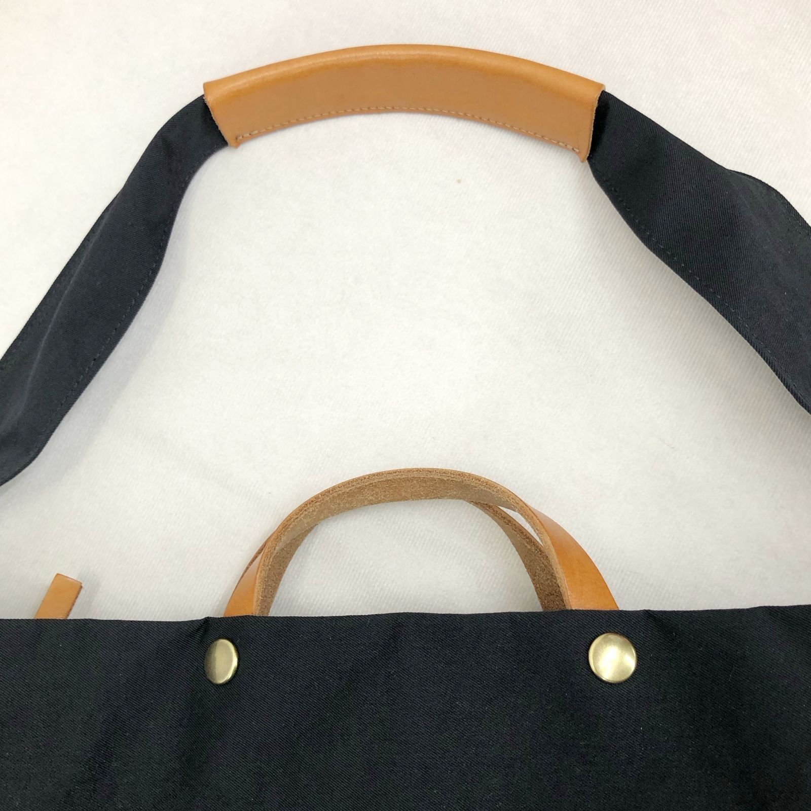 豊田鞄 TUTUMU News paper tote S2000 ナイロン×レザー ショルダーバッグ ブラック レディース 鞄 _219067 ...
