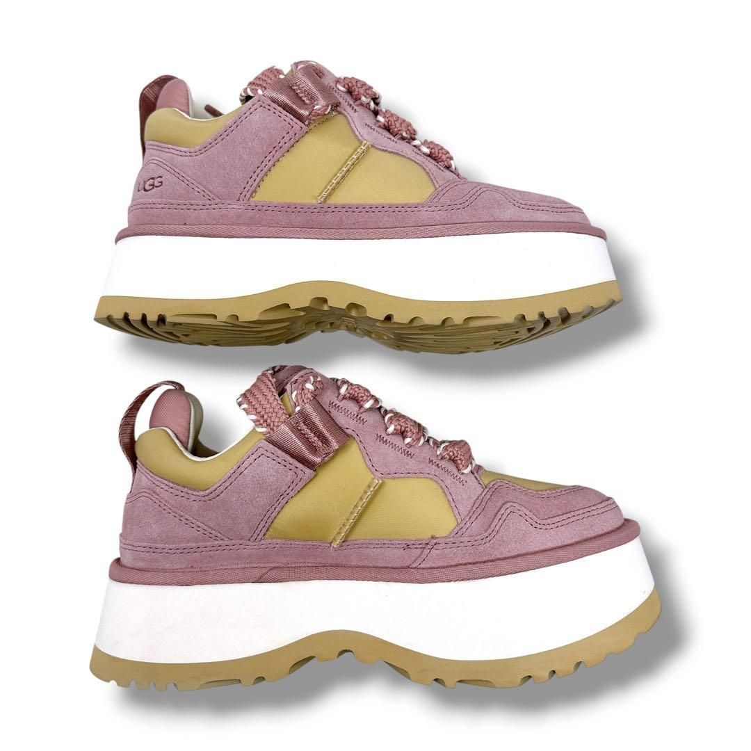 アグ スニーカー アストロメル 1171541 ピンク スエード 美品 24cm UGG