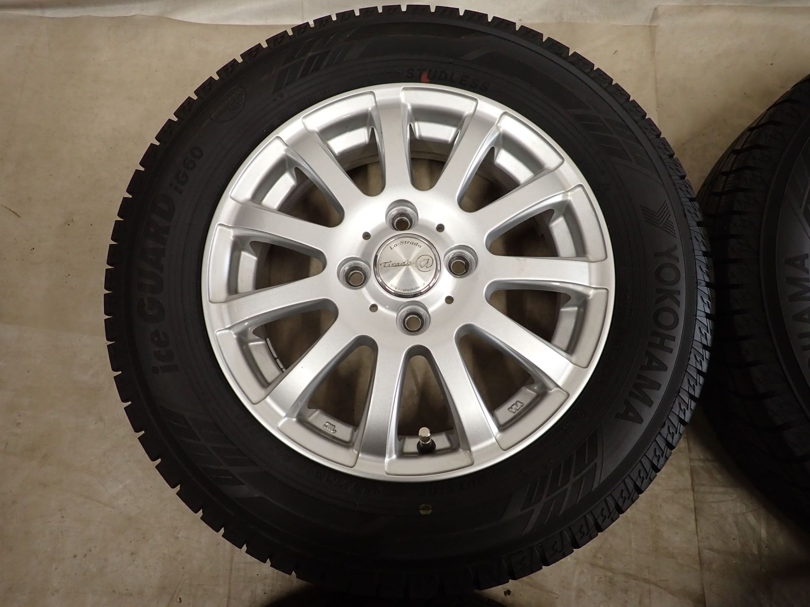 冬4本SET 会社宛 送料無料 165/70R14×4.5J 81Q ヨコハマ アイスガード