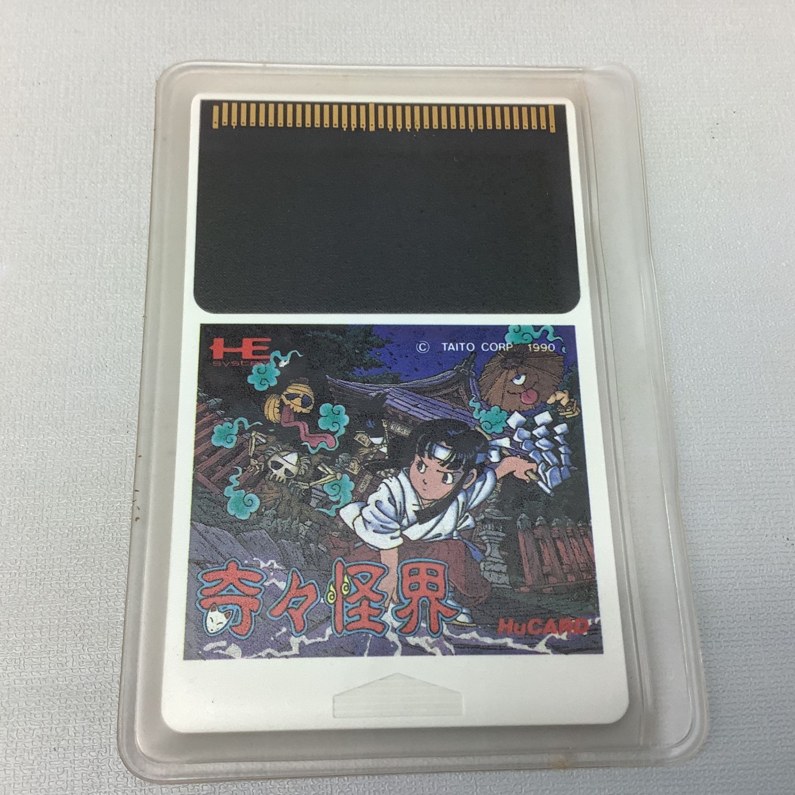 4405 【動作保証】 TAITO タイトー 奇々怪界 PCエンジン PCE Huカード