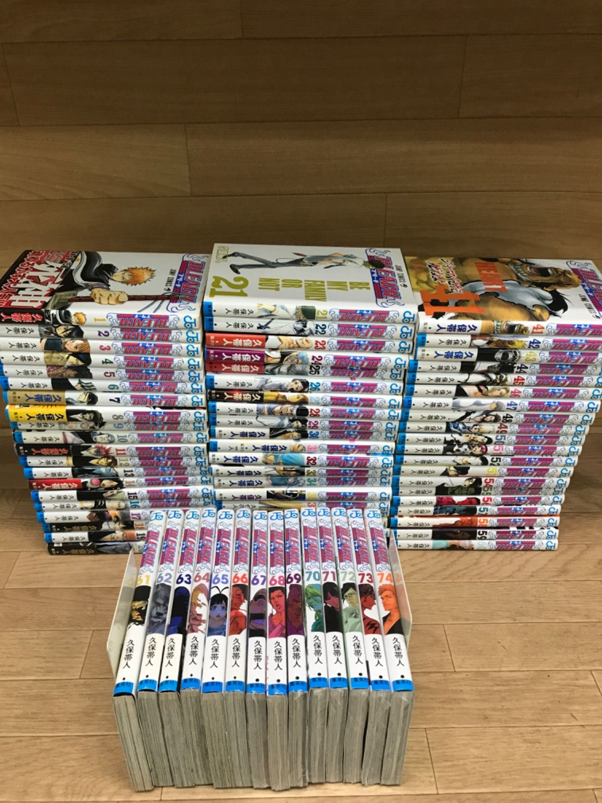 希少❗️全巻初版❗️ブリーチ全巻1〜74巻 久保帯人 BLEACH ブリーチ 全巻セット 全74巻 久保帯人 八文字屋オリジナル特典付き