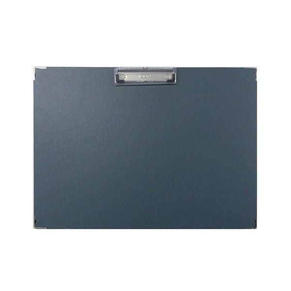（まとめ）ライオン事務器 ボール用箋挟 A3ヨコ灰 CS-141 1枚 〔×10セット〕