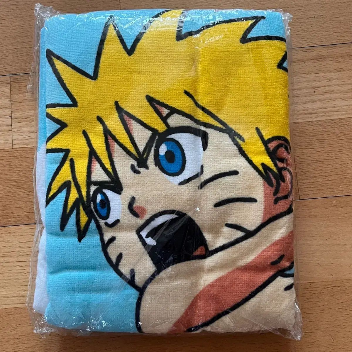 NARUTO -ナルト- ビーチタオル 夏 スイカを割る サスケ カカシ 未開封 レトロ