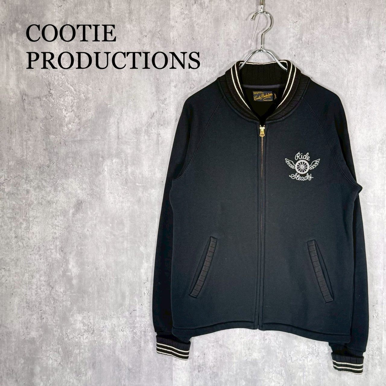 『COOTIE PRODUCTIONS』クーティープロダクションズ（L）Ride Steady ジップブルゾン