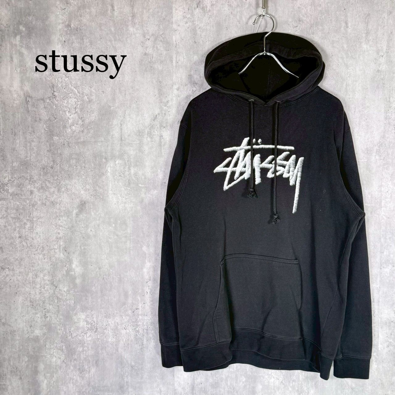 『stussy』ステューシー（L）ステューシー ストックロゴ パーカー
