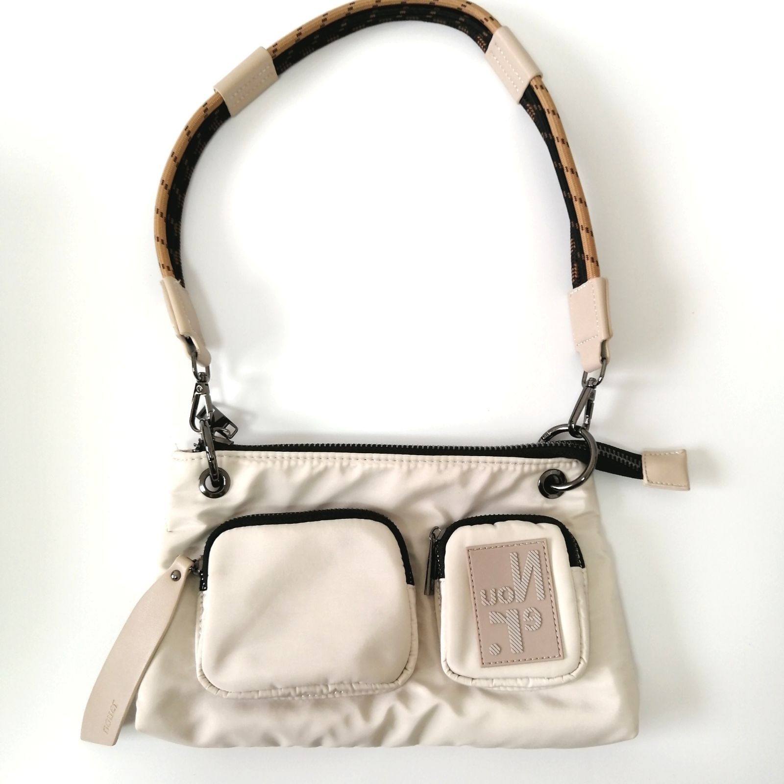 美品 nouer ヌエール 2wayバッグ トートバッグ ハンドバッグ ベージュ 