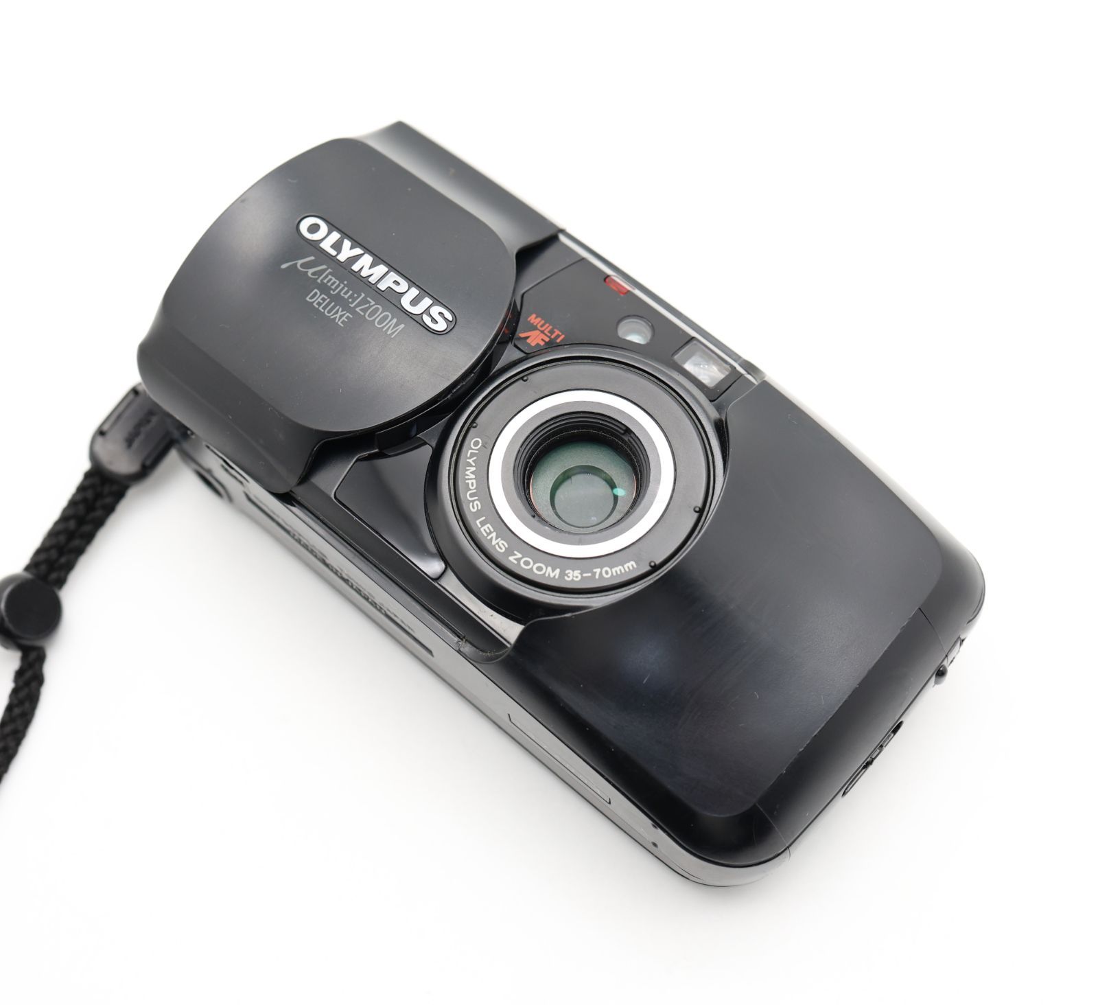 □OLYMPUS μ ZOOM DELUXE コンパクトフィルムカメラ ワケあり - メルカリ