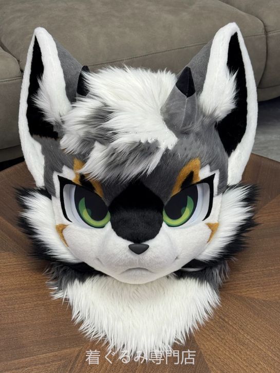 犬 猫 着ぐるみ ヘッド全頭 ヘッド ケモノ ファースーツ ぬいぐるみ