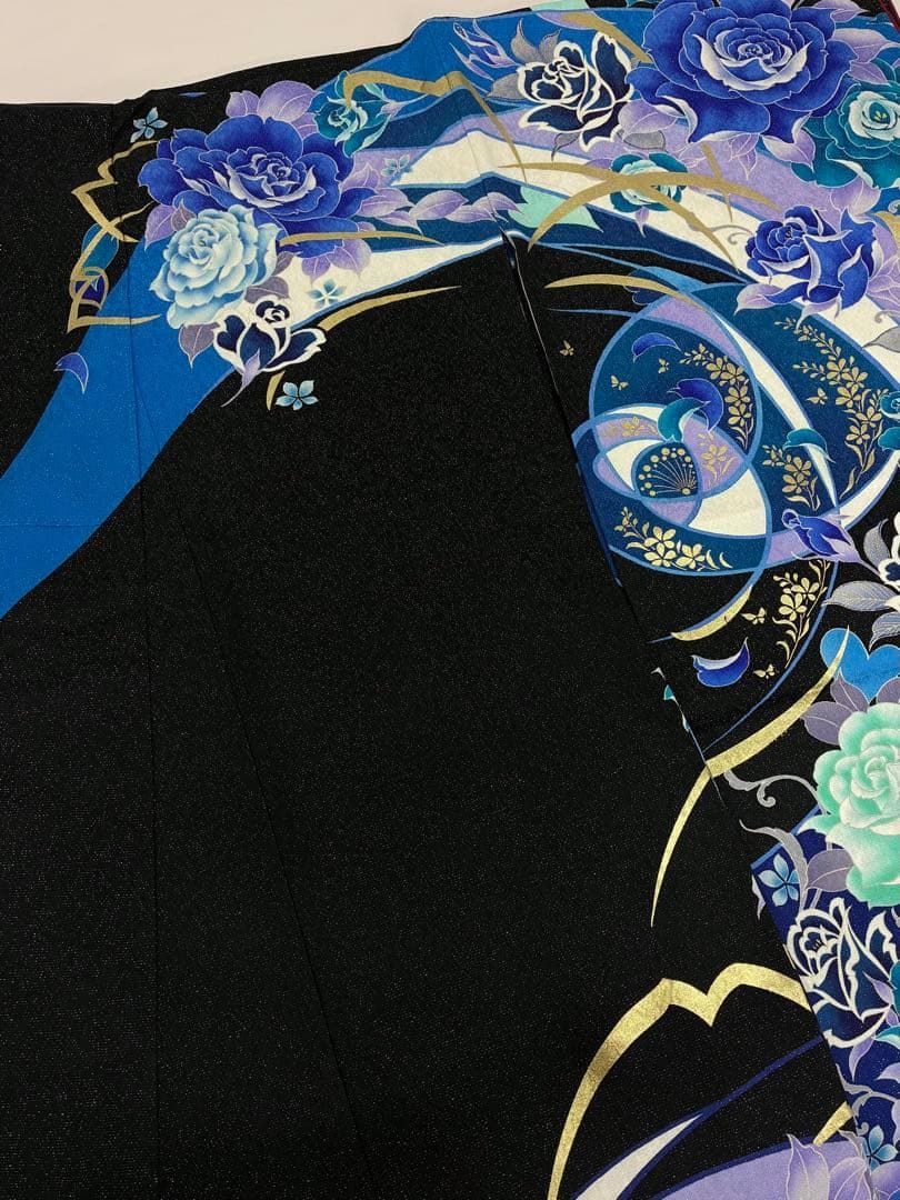 振袖 ラメ刺繍 金彩 銀通し 紋意匠 身丈172cm 撥水加工済 MO3705 
