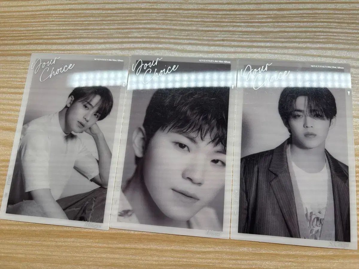 SEVENTEEN Your Choice クリアトレカ ミンギュ(MINGYU) ウジ(WOOZI