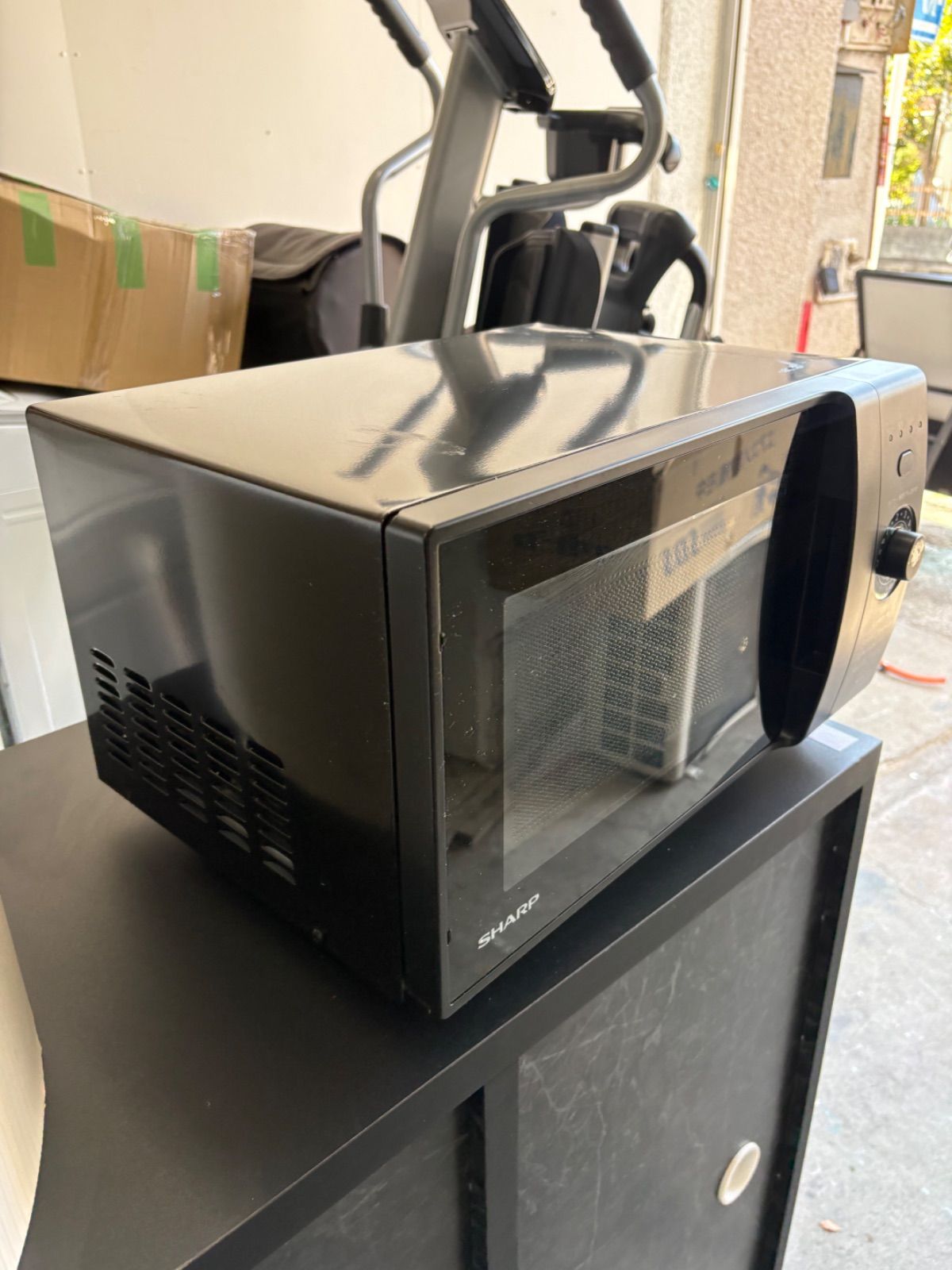 SHARP 電子レンジ RE-T171-B 2021年製 中古 シャープ製2021年式中古フラット型電子レンジ RE-T171-B