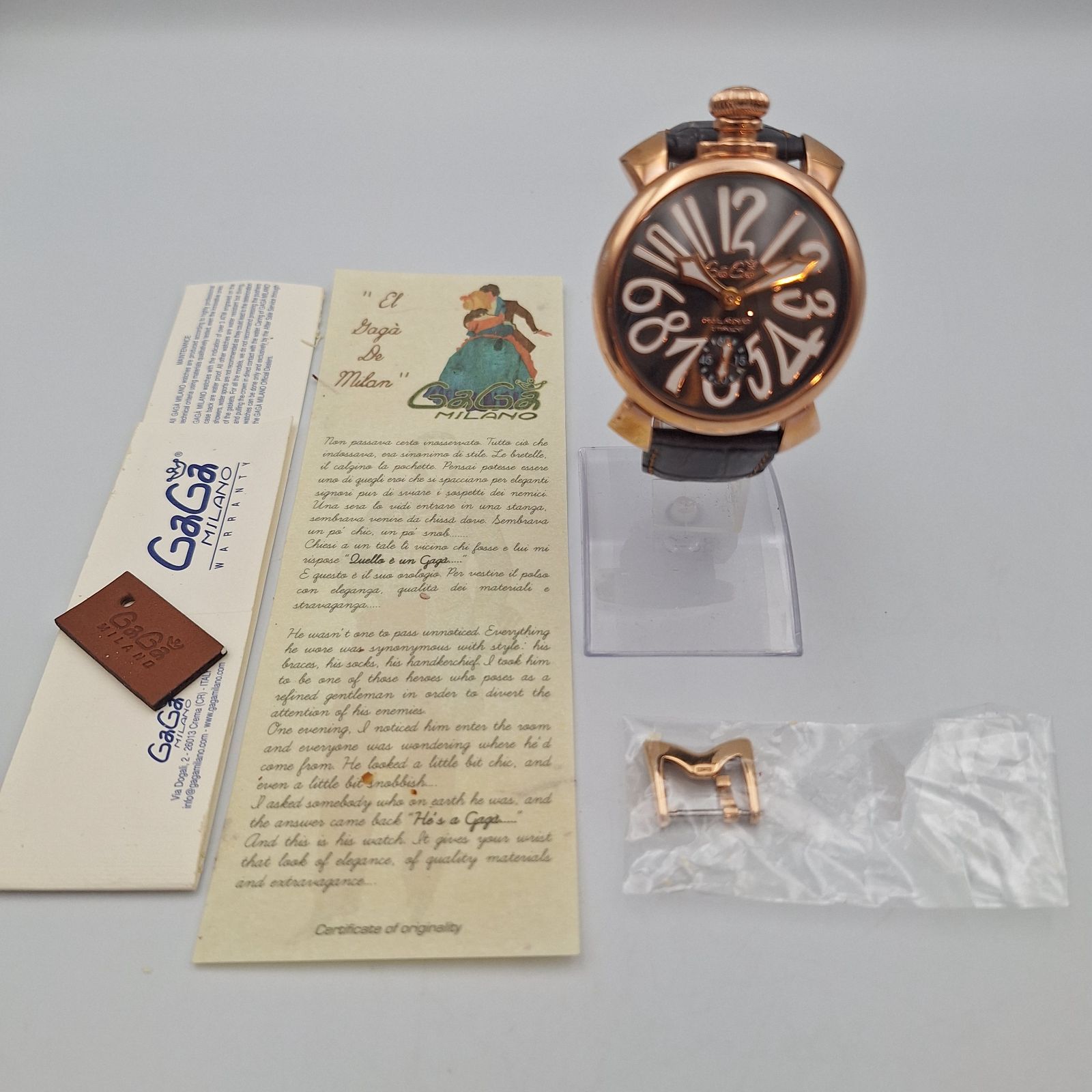 ガガミラノ GaGa MILANO マニュアーレ マヌアーレ CARICA MANUALE 48mm