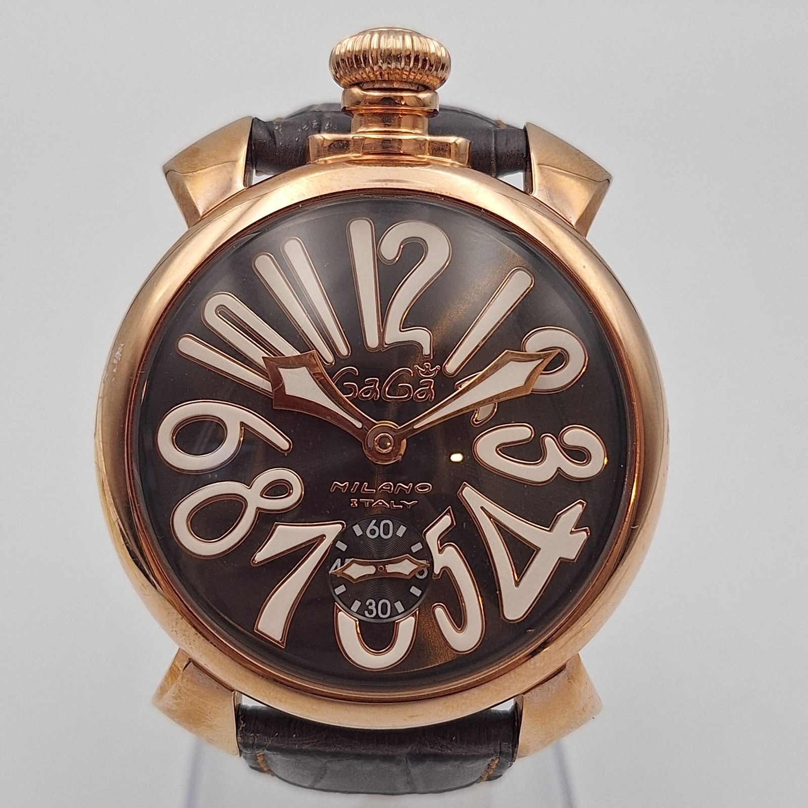 【ジャンク】GaGa MILANOマヌアーレ48mm GaGa MILANO - 【ジャンク・格安】ガガミラノ クロノの通販 by きょん