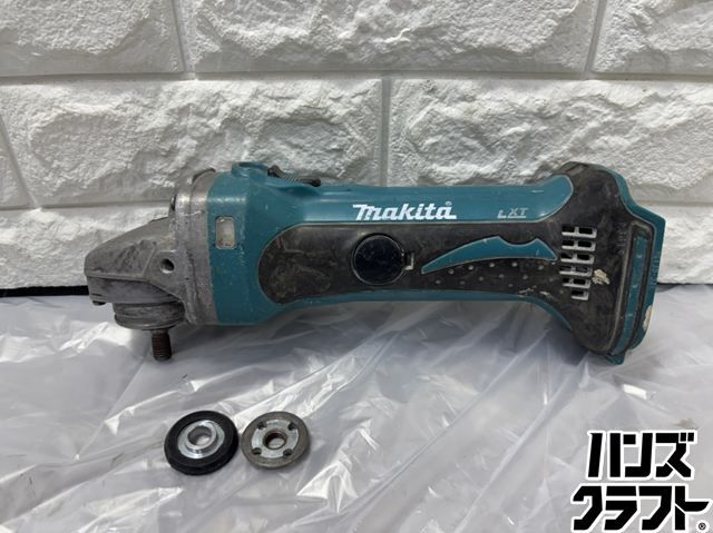 ▽【中古】マキタ GA400D 100mm充電式ディスクグラインダ 14.4V
