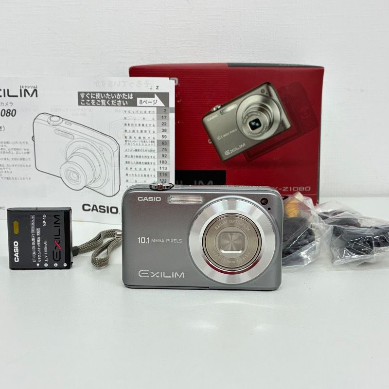 CASIO カメラ　エクシリム　EX-Z1080 グレー コンデジ　動作品 CASIO カシオ EX-Z1080 グレー コンパクト デジタルカメラ 【公式通販】