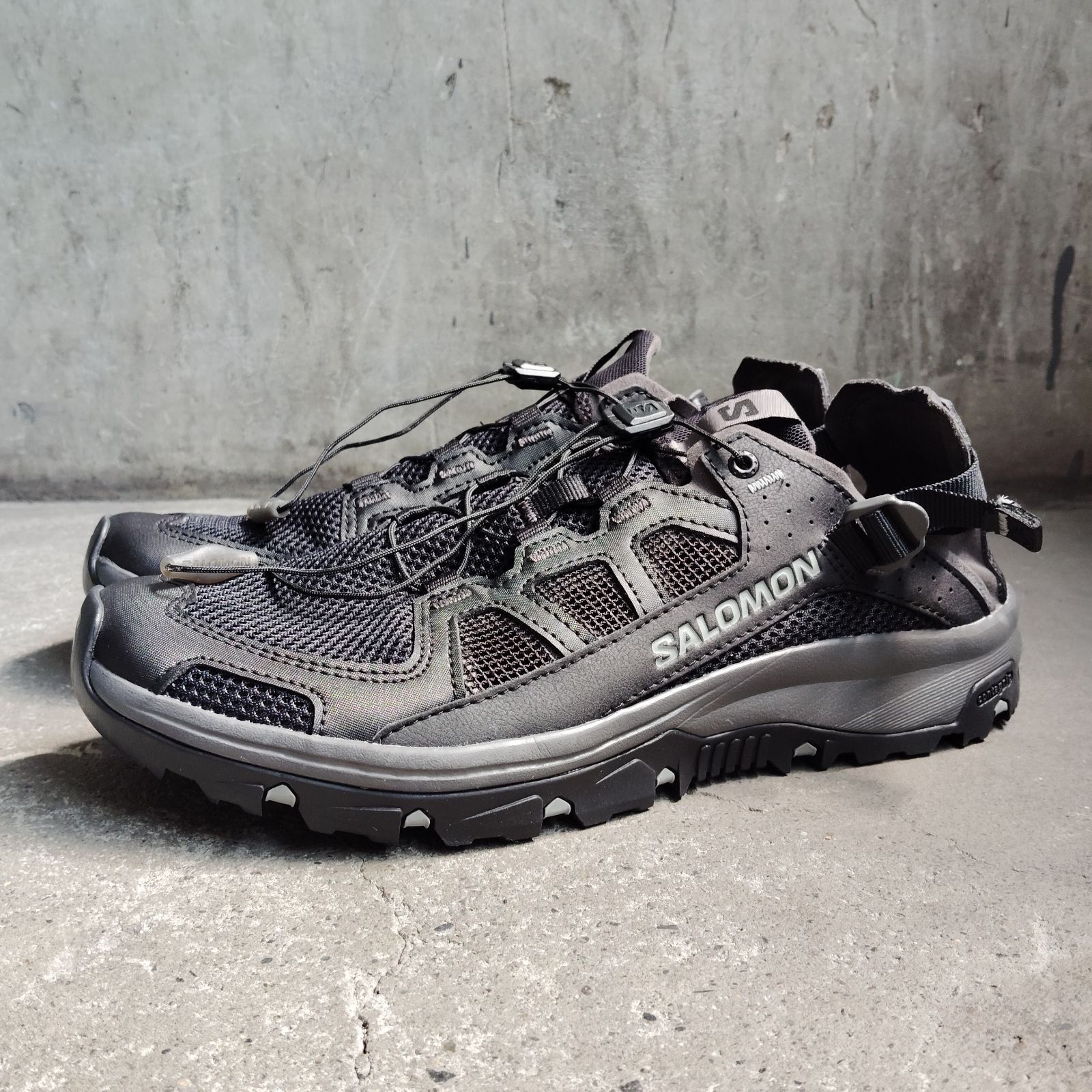 SALOMON TECHAMPHIBIAN 5 BLACK 27cm サロモン テックアンフィビアン