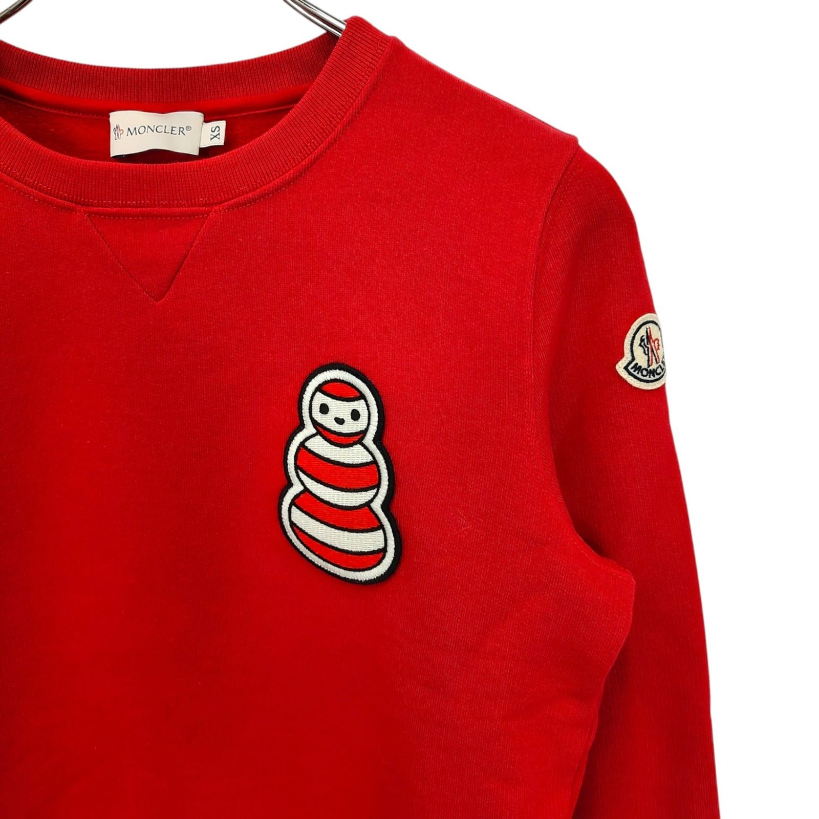 MONCLER モンクレール MAGLIA GIROCOLLO ワッペン スウェット 